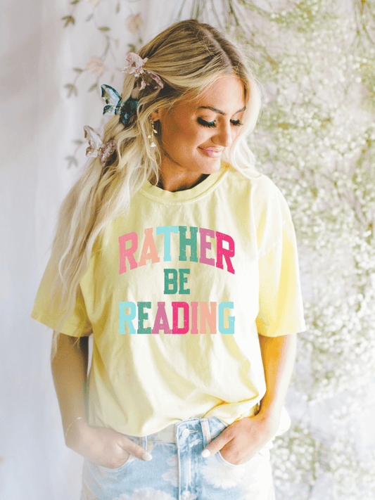 Rather Be Reading Graphic Tee