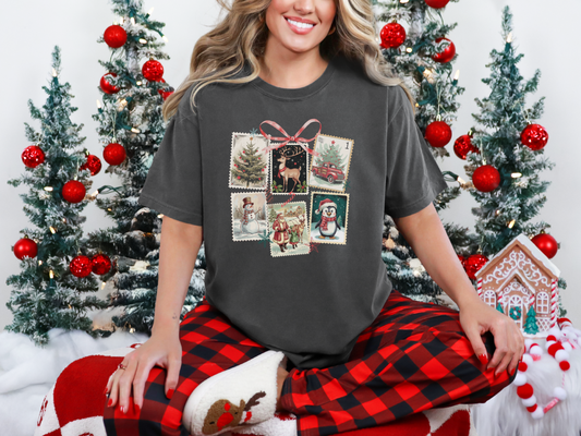Vintage Stamps Graphic Tee