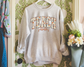 Floral Ribbon Teacher Graphic Sweatshirt