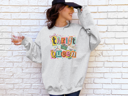 Thrift Queen Graphic Sweatshirt