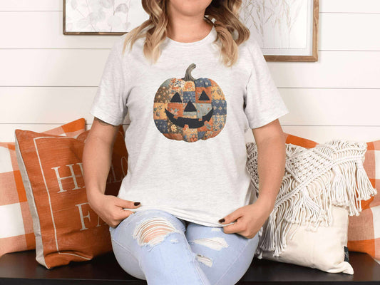 Patchwork Pumpkin Graphic Tee