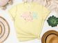 Gram Mama Gigi Floral Bow Graphic Tee