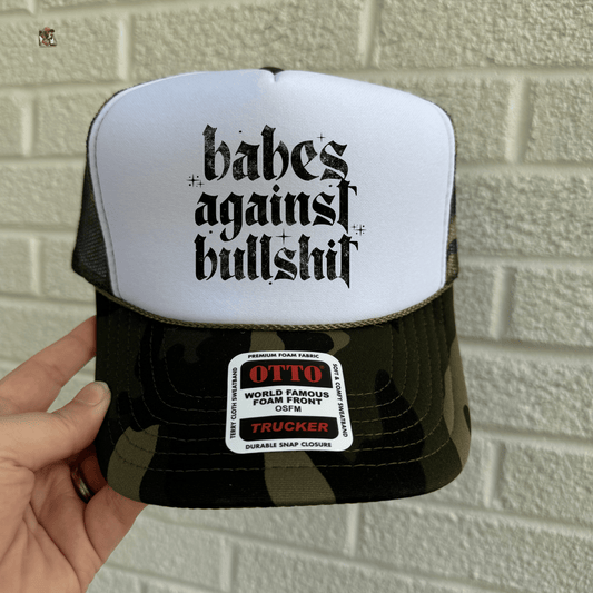 Babes Against Bullshit Trucker Hat