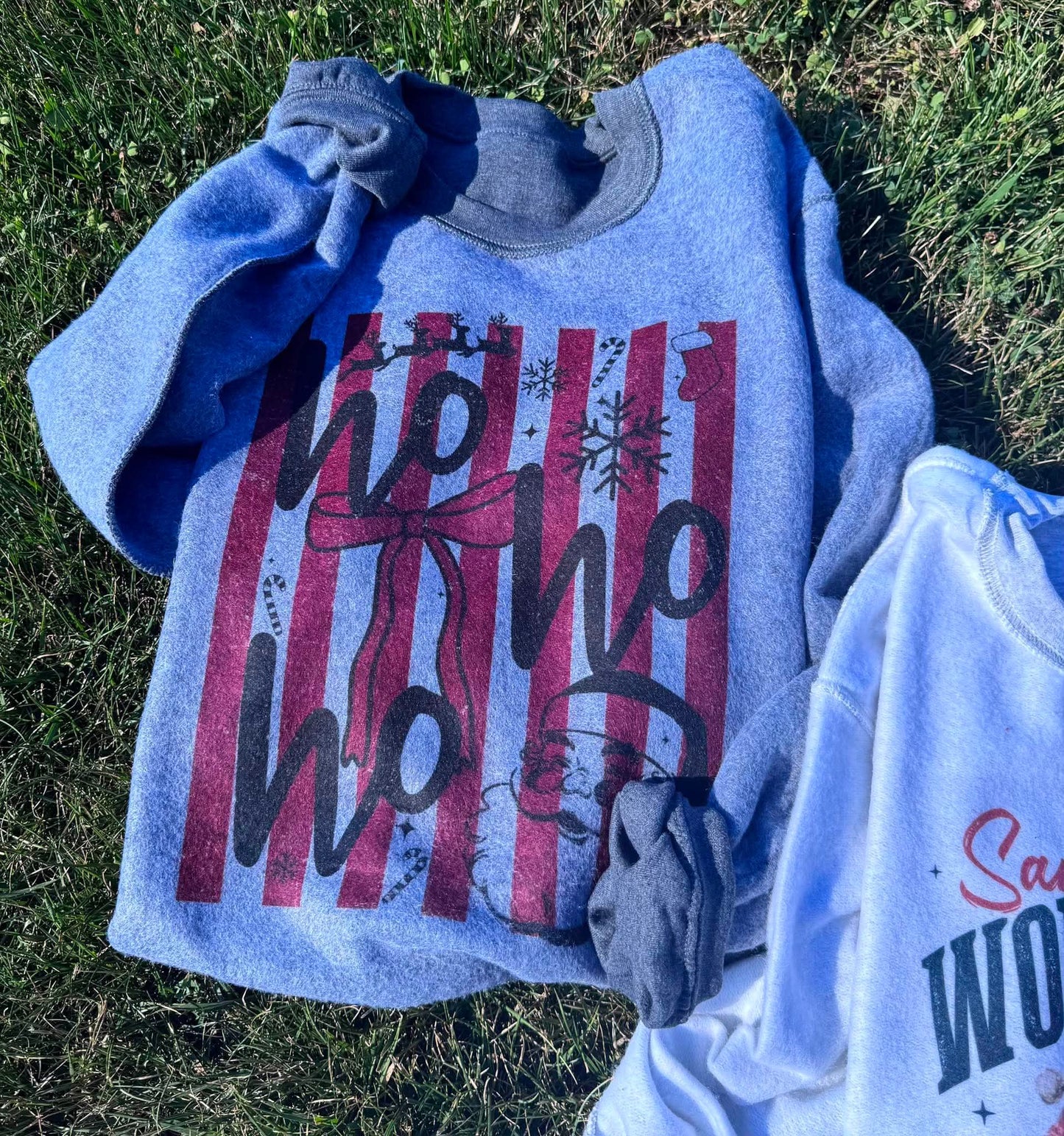 Ho Ho Ho Santa Inside Out Graphic Sweatshirt