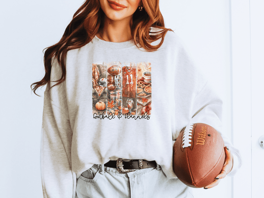 Football & Flannels Graphic Sweatshirt