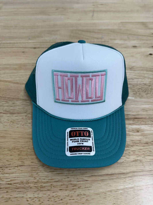 Howdy Patch Trucker Hat (Jade)