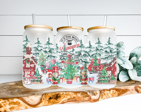 Farmhouse Wonderland Frosted Can