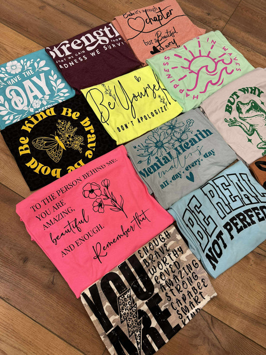 Mystery Mental Heatlh Graphic Tees