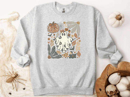 Fabulous Fall Ghost Graphic Sweatshirt