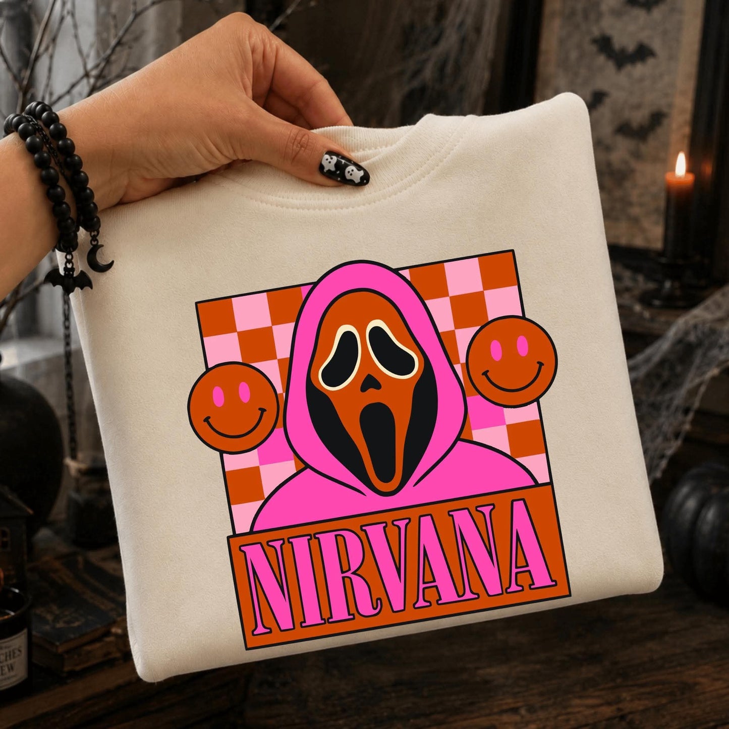 Nirvana Ghost Face Graphic Tee