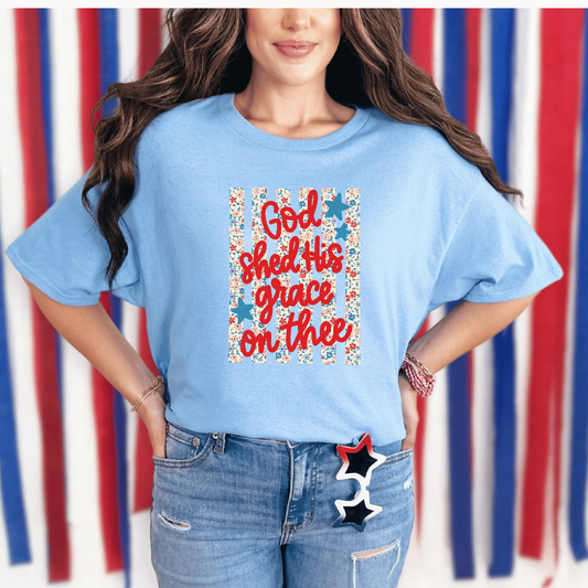 God Shed His Grace Graphic Tee