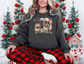 Vintage Holiday Family Graphic Sweatshirt