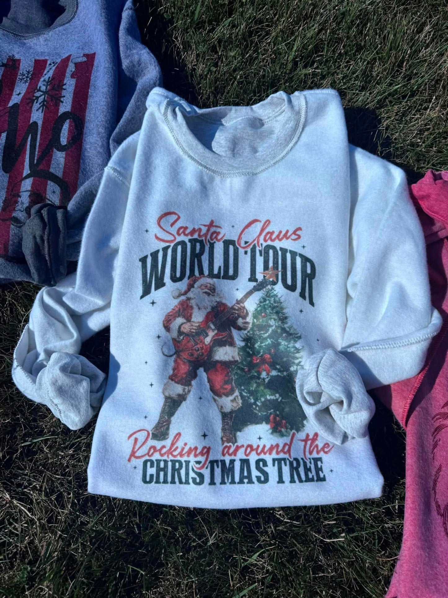 Santa Claus World Tour Inside Out Graphic Sweatshirt
