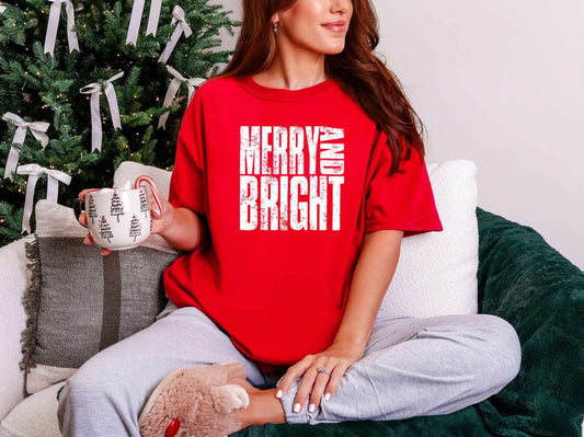 Merry & Bright Graphic Tee