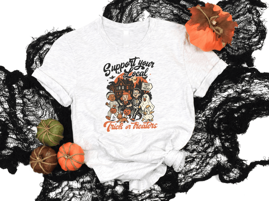Support Your Local Trick Or Treaters Graphic Tee