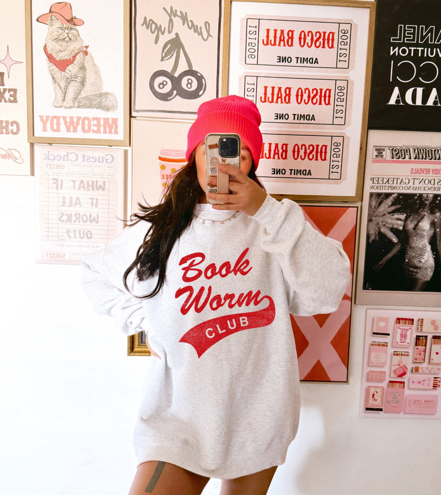 Book Worm Club Graphic Sweatshirt