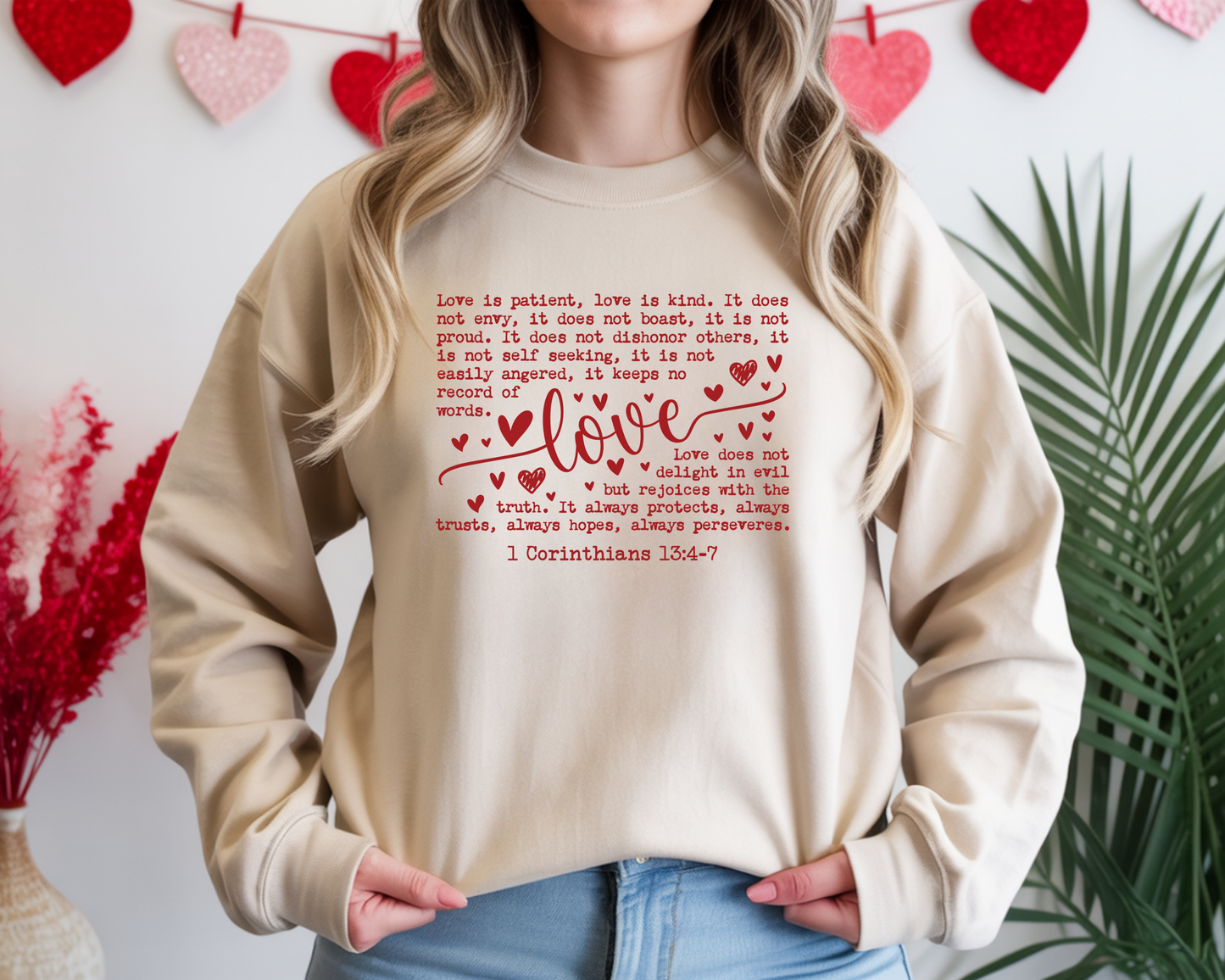 Love Is Patient Graphic Sweatshirt