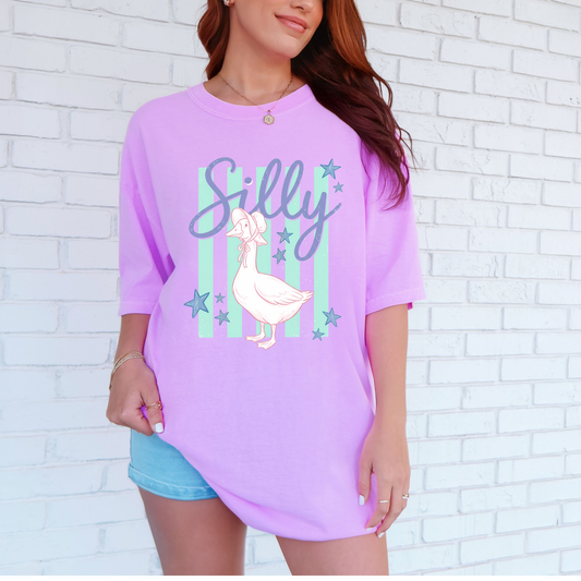 Silly Goose Stars & Stripes Graphic Tee
