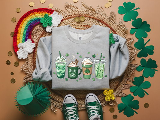 Lucky Latte Graphic Sweatshirt