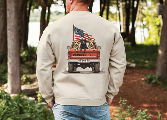 Running Free Graphic Sweatshirt