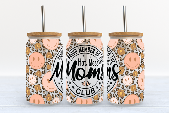 Hot Mess Moms Club-frosted